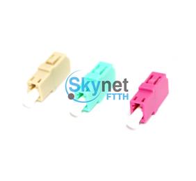 SK ABS Housing LC - LC Fiber Optic Connector Adapters Simplex For CATV Network