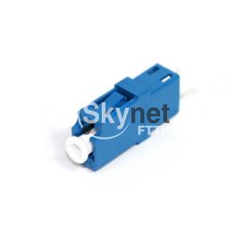 SK UPC Single mode Fiber Adapter Ceramic Sleeve , Blue color Housing