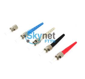 SK ST 2.0mm 3.0mm Optical Fiber Connector Simplex with Metal Housing
