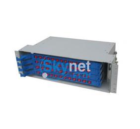 SK Aluminium Optical Fiber Patch Panel , SC Simplex 72 Core ODF Box