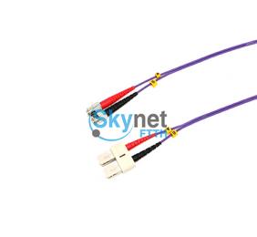 SK ST UPC Fiber Optic Patch Cord OM2 62.5 With ROHS Optical Cable Fiber Optic Jumper
