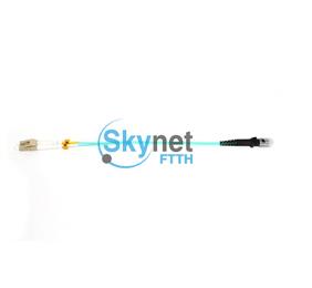 SK MTRJ Duplex Fiber Optic Patch Cord OM3 Duplex Low Insertion Loss