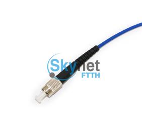 SK FC Fiber Optic Patch Cord With G657A1 Fiber , LSZH Armored Fiber Patch Cable