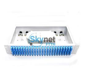 SK SC Duplex 48 port Fiber Optic Patch Panel with 2U Height Box