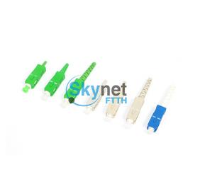 SK SC OM1 OM2 Fiber Optic Cable Connector Telecome Class For 0.9mm Cable