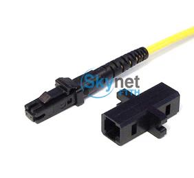 SK MTRJ LC Single Mode Fibre Connectors For Female / Male Cable