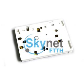 SK FTTH 86 Type Optical Termination Box With 2 Port Inlet / Outlet