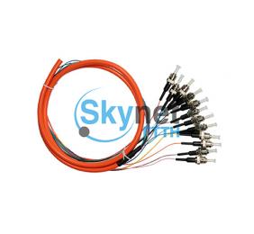 SK ST Fiber Optic Pigtail Muticore Fiber Cable with OFNP OFNR Jacket