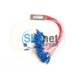 SK 1*64 / 2*64 PLC Fiber Optic Splitter with PVC LSZH Outer Jacket