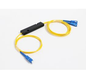 SK FBT Fiber Optic Cable Splitter With Single Window , Fiber Optic Coupler 1*2 1*3 1*5 1*6 1*7