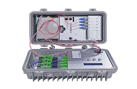 Outdoor 4 PON Port EPON OLT With EDFA-(SK-OEOLT-1004S)
